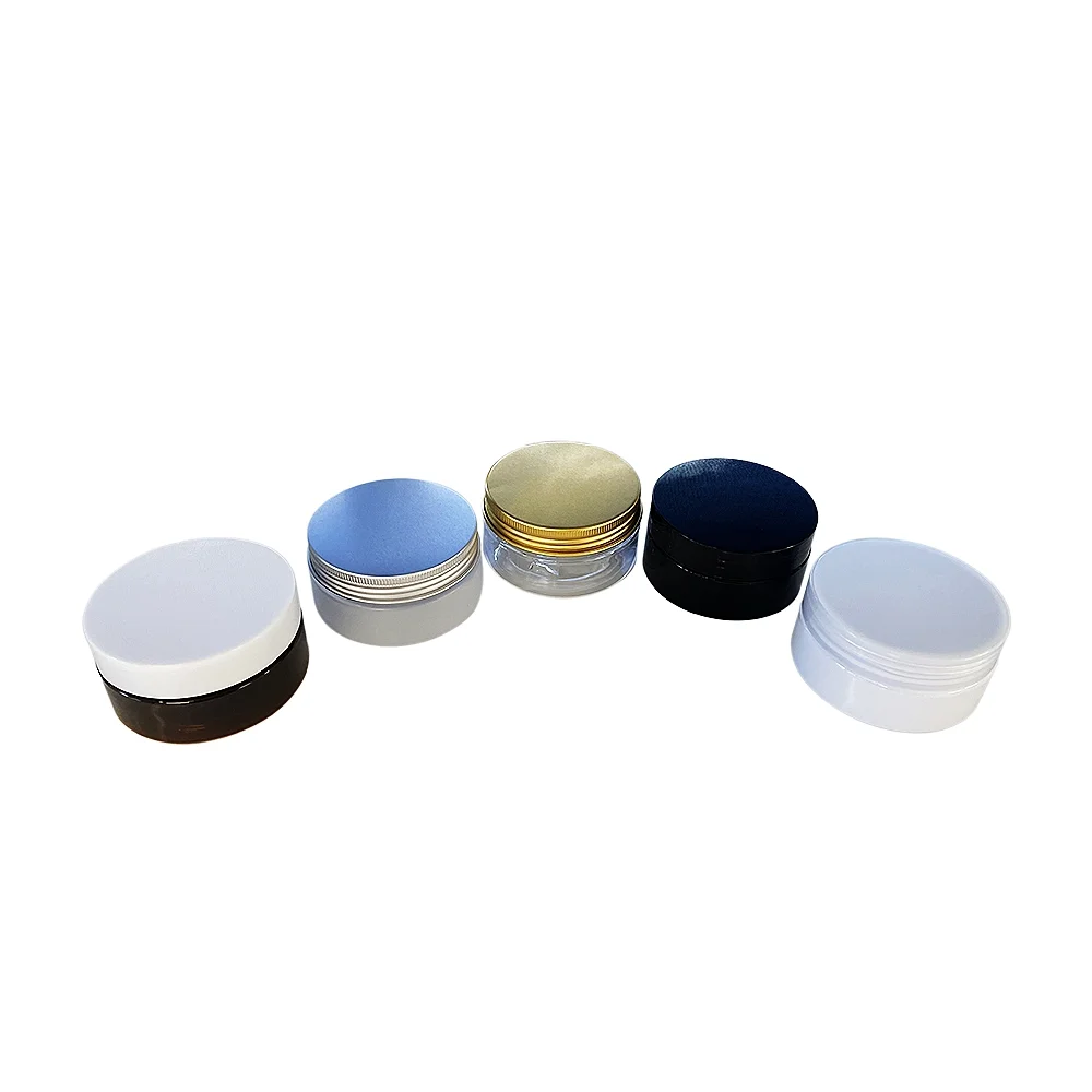 Lid Included PET Plastic Jar for Cosmetics, 80g 80ml Lid Included PET Plastic Jar for Cosmetics, 80g 80ml
