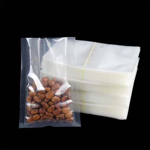 All Clear 3 Side Seal Pouches, Vacuum Pouch Bags, Various Sizes, No Zipper (100 pcs)