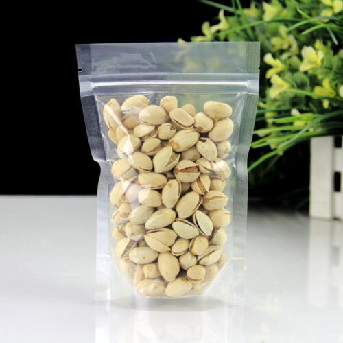 150g All Clear Stand Up Pouch with Zipper (100 pcs) (130×210+80mm)