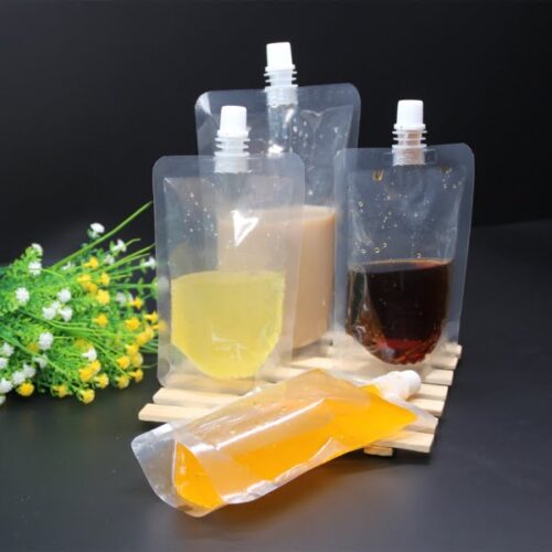 300ml All Clear Stand Up Spout Pouch, Liquid Packaging Pouch (100 pcs)