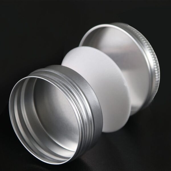 Aluminium Tin Jar and Screw Cap, Small Tin Box (100 pcs)