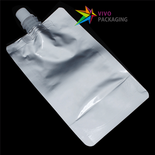 Aluminum Foil Stand Up Spout Pouch Orange Juice Milk Packaging Bag  10801