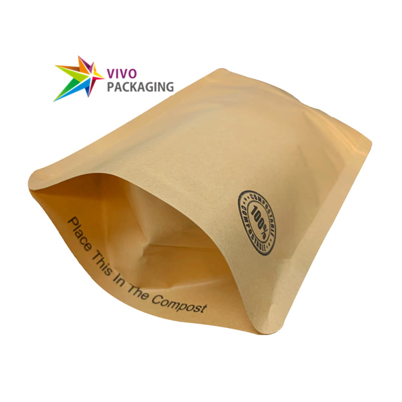eco friendly compostable stand up pouches Australia  26947