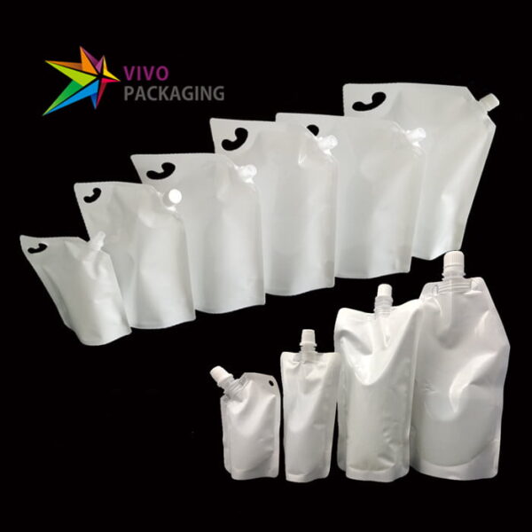 white spout stand up doypacks pouches  00275