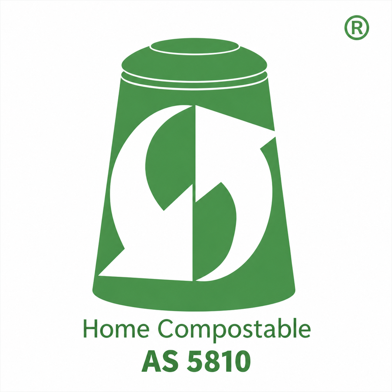 AS 5810 70g Biodegradable Stand Up Pouch with Zipper, 100% Compostable (100 pcs) (110×170+60mm)