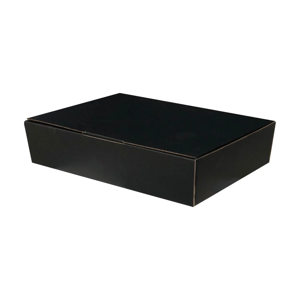 black cardboard mailing boxes Die Cut Mailing Boxes in Black, Various Sizes (100 pcs)