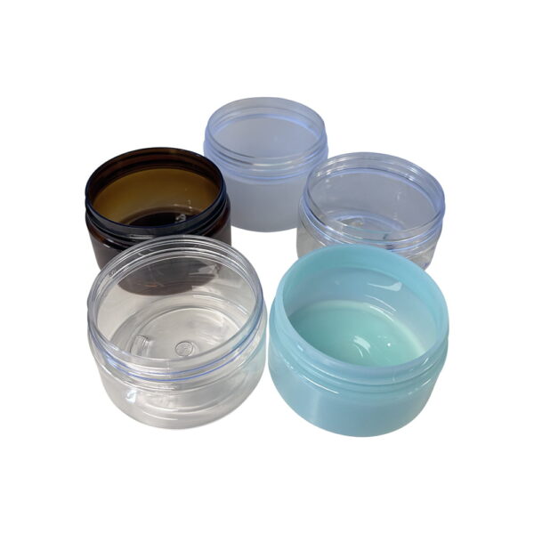 100g100ml PET Plastic Cosmetic Jar with Lid (100 units) (D71mm x H41mm) 2