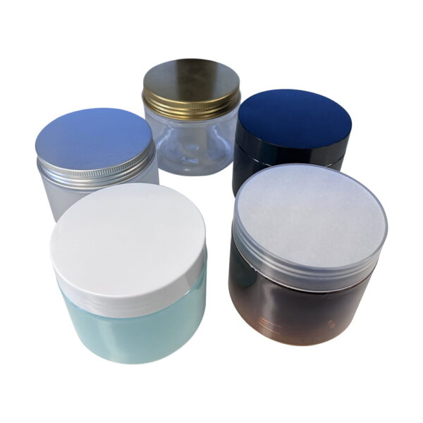 150g150ml PET Plastic Cosmetic Jar with Lid (100 units) (D71mm x H60mm) 1