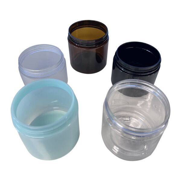 200g200ml PET Plastic Cosmetic Jar with Lid (100 units) (D71mm x H70mm) 2