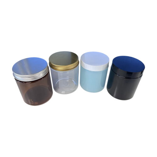 250g/250ml PET Plastic Cosmetic Jar with Lid (100 units) (D71mm x H85mm)