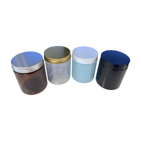250g250ml PET Plastic Cosmetic Jar with Lid (100 units) (D71mm x H85mm) 2