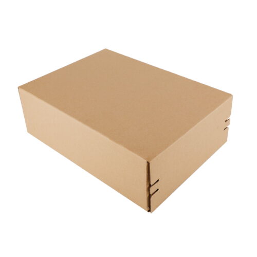 Heavy Duty Brown Cardboard Self Sealing Boxes, Various Sizes (100 pcs)