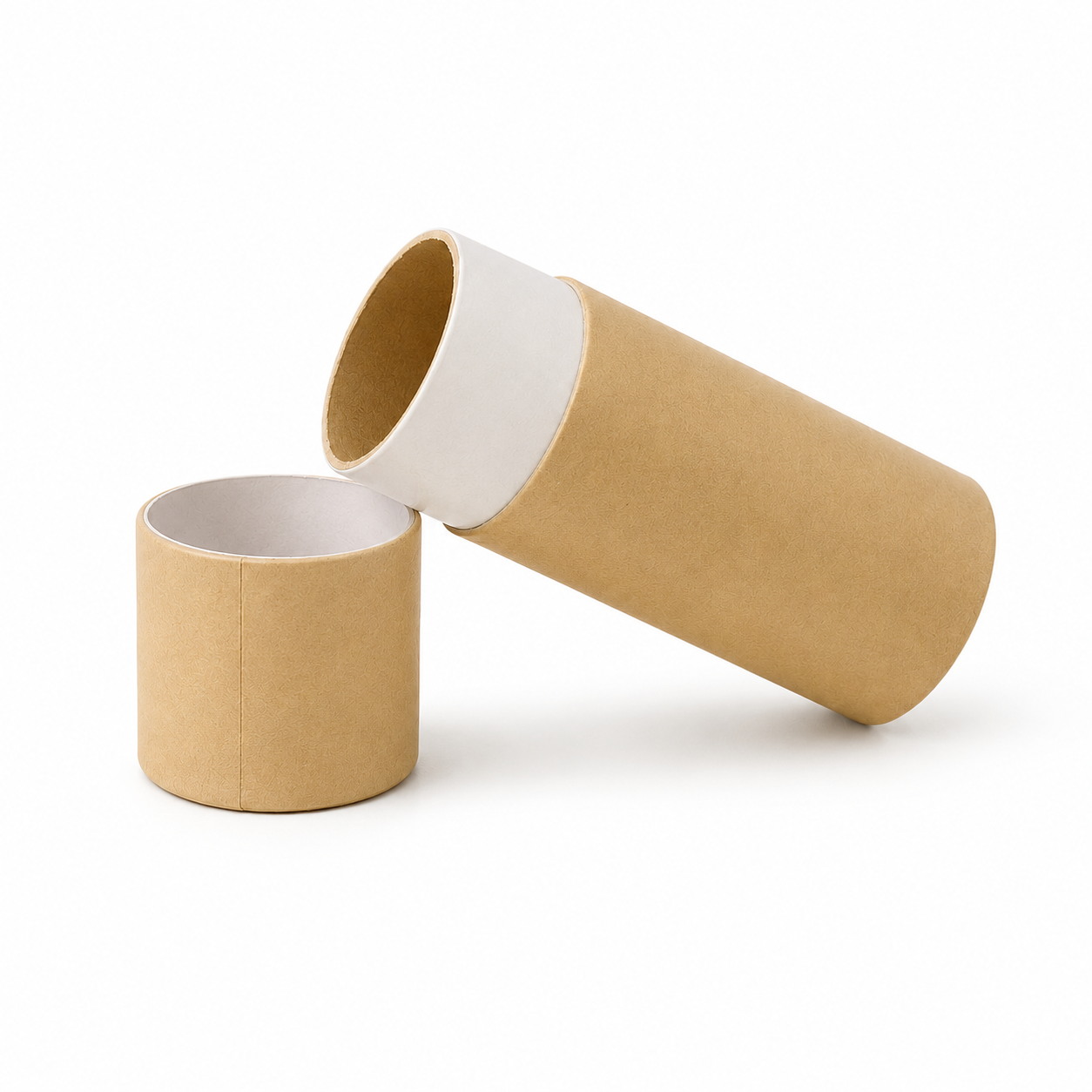 40ml 40ml Kraft Push Up Tube. Oil Resistant Inner Lining. Eco-Friendly Tube. (100 pcs)