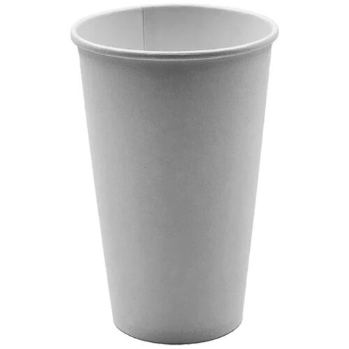 16oz Disposable White Single Wall Takeaway Coffee Cup (1000 units)
