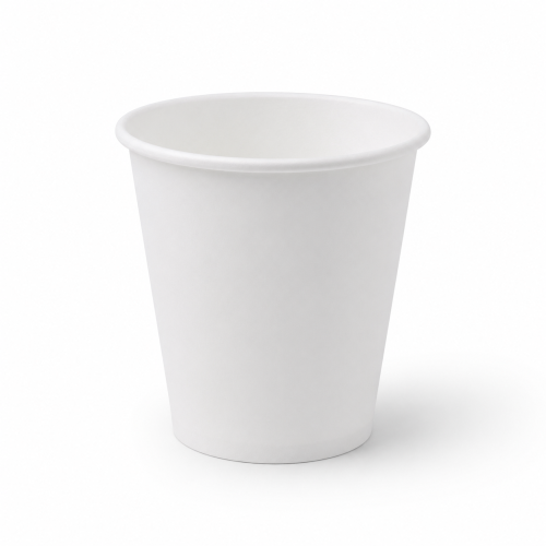 6oz Disposable White Single Wall Takeaway Coffee Cup (1000 units)