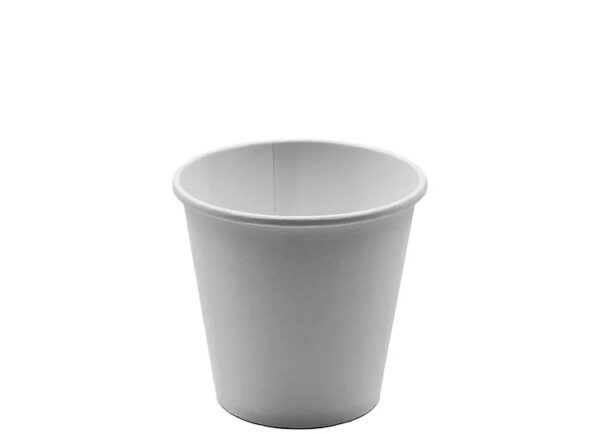 8oz Disposable White Single Wall Takeaway Coffee Cup (1000 units)