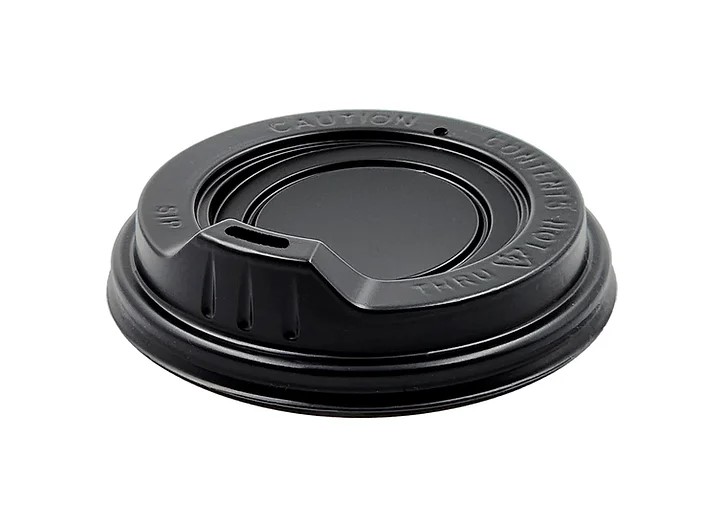 90mm Black Sipper Lid 90mm Black Sipper Lid for Coffee Cups (1000 units)