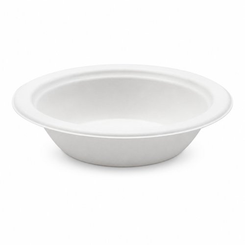 Sugarcane 16oz / 500ml Bowl – White (1000 units) – Disposable & Takeaway