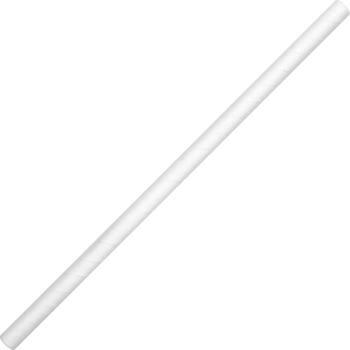 8mm White Paper Straws 4 Ply, Strong & Eco-Friendly (2000 Units)