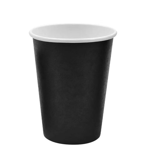 12oz Single Wall Black Coffee Cups (1000 units)