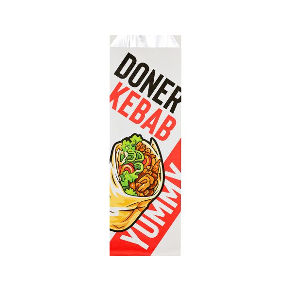 Branded Kebab Bag 100x40x305mm (2000 units)