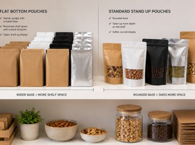 Flat Bottom Pouches vs Stand Up Pouches: Which Packaging Format Works Better?